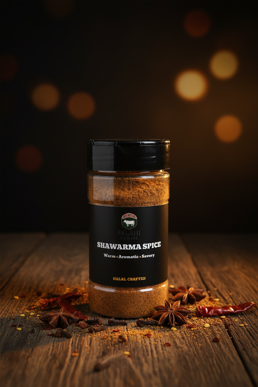 Shawarma Spice - Wood Table